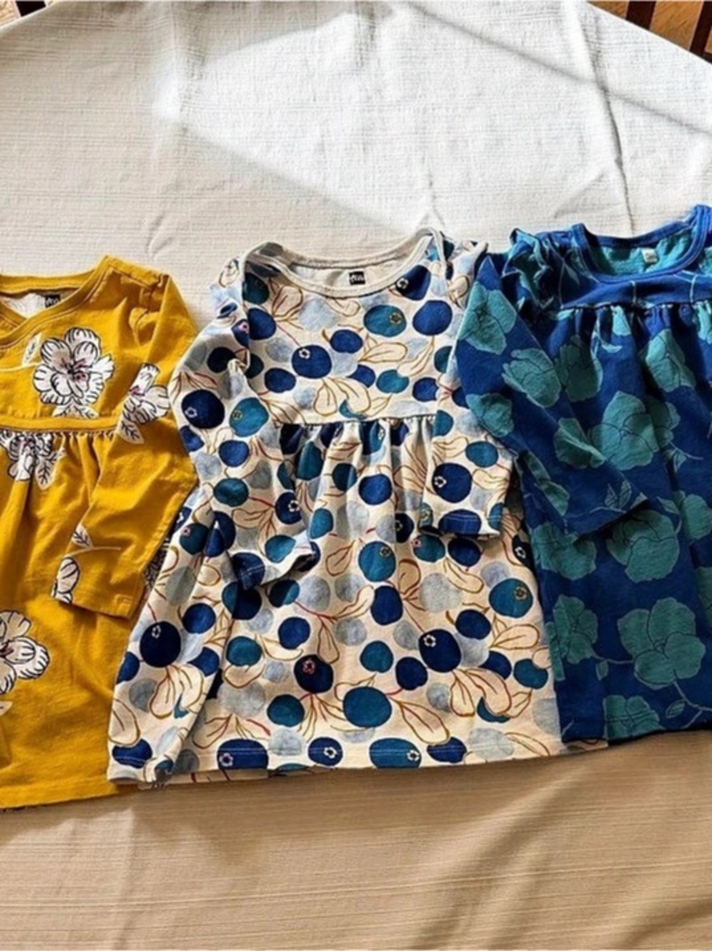 Tea Collection Floral Dress Bundle of 3, Size 3, EUC